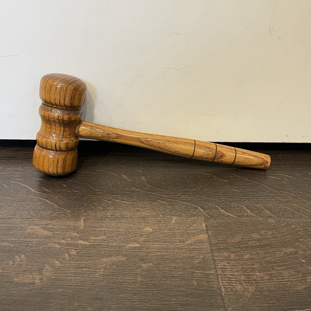 Vintage Judges, Auctioneer, Wood Gavel Wooden Gavel/Mallet